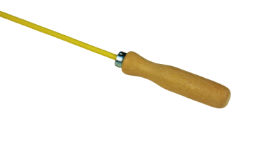 Черпак для льда (окрашенный) с деревянной ручкой